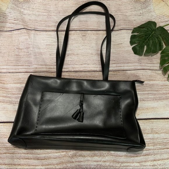 Vintage Francesco Biasia black Leather Purse